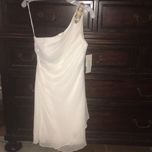Short Wedding Dress size 6 White